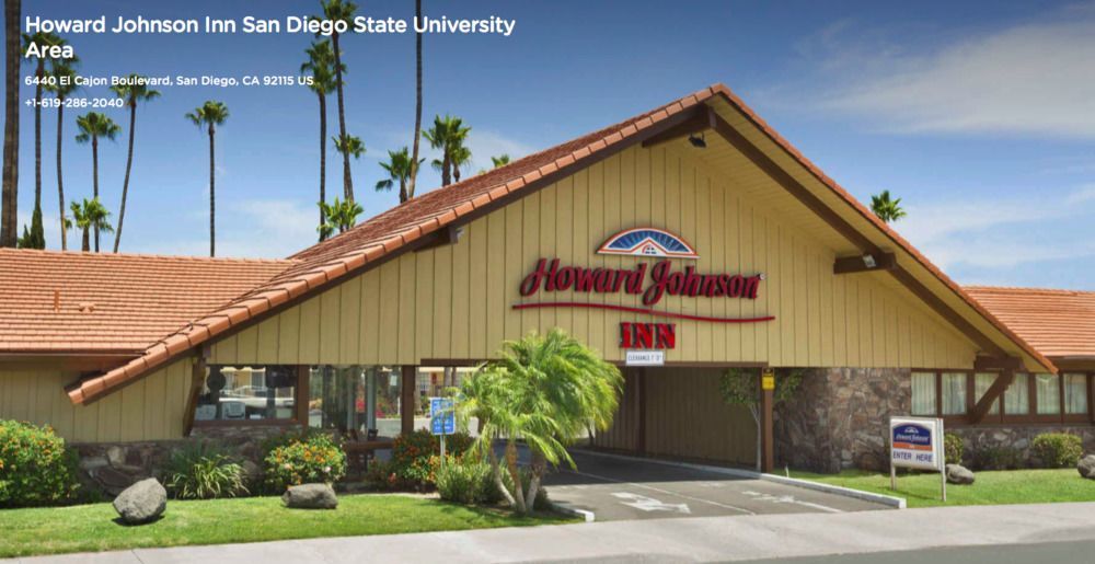 Howard Johnson University Inn - Sdsu - San Diego State University Bagian luar foto